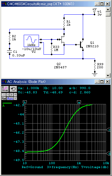 R2=1000,C1=0.33uF