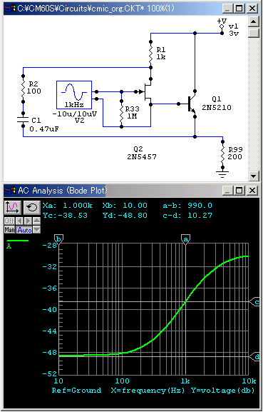 R2=100,C1=0.47uF